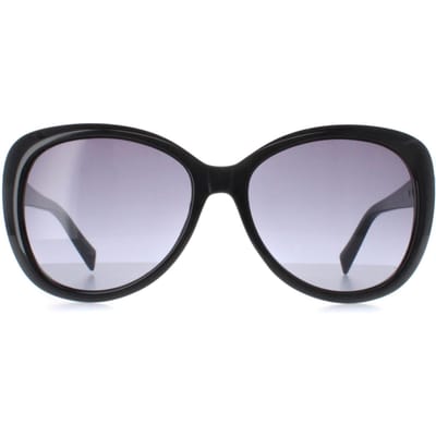 Karen Millen KM5049 001 zwart donkergrijs gradiÃ«nt zonnebril
