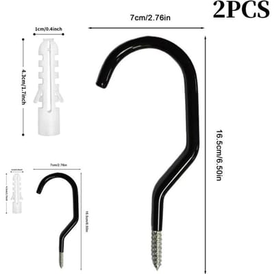 2/6 Stuks Fiets Wandmontage Haak Heavy Duty Metalen Haak Garage Organizer Fiets Parkeergesp Tuin Binnen Antislip Wandstandaard