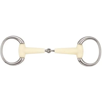 Paardenbit met enkele ronde ring Soyo Happy mouth