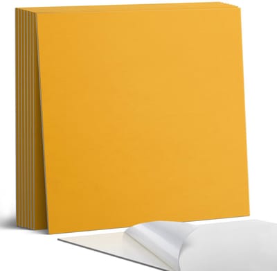 Coloray Plaktegels - Oranje Portugese Tegels - 30 cm x 30 cm - Oranje Plaktegels - 9 stuks - Vierkant PVC Tegels - Plaktegels Keuken - Zelfklevende Vloertegels - Vinyl Tegels - Zelfklevende Tegels