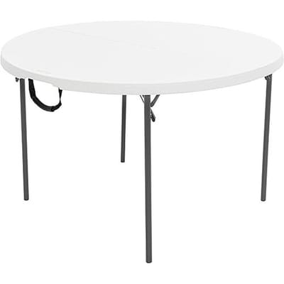 Vouwtafel Lifetime Wit 122 x 73,5 x 122 cm Staal Plastic