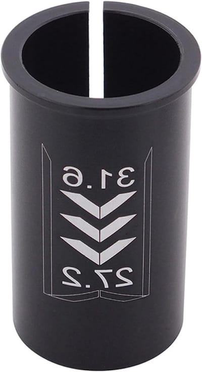 Zadelpen Adapter - Fiets Onderdeel - Fietsen Aanpassen - Lichtgewicht Aluminium - 59 mm Lengte - Zilver