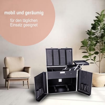 Professionele Voetverzorgingskoffer voor Mobiele Verzorging, Lichtgewicht Trolley Model, Praktisch en Elegant