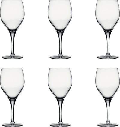 Nude Glass Primeur Wijnglazen 32 cl / 320 ml | Set van 6 Stuks | Geschikt voor Witte Wijn | Glas | Vaatwasserbestendig | Voor Thuis en Horeca