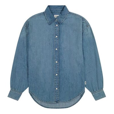 Wrangler Cool Girl blouse natuurlijke kreuklijnen, L M