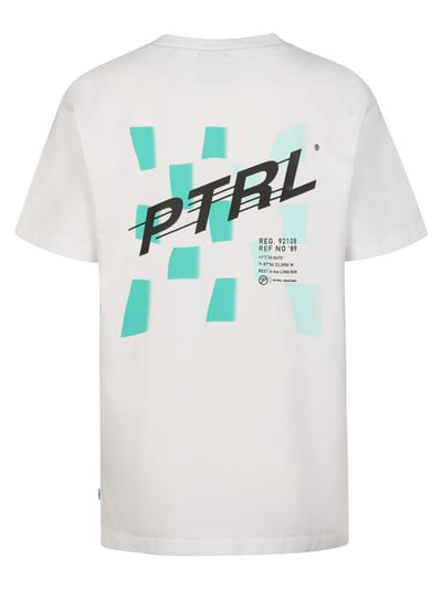 Petrol Industries - Jongens T-shirt met rugprint Cañón - Wit - Maat 104