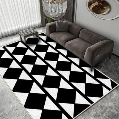 Licht Luxe Woonkamer Tapijt Kamer Groot Oppervlak van Scandinavische Wind Zand Thee Tafel Mat Alle Winkel met Vuilbestendige Vloermat 100 * 200cm crystal velvet