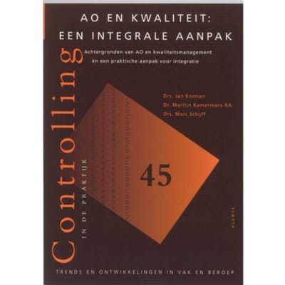 Ao En Kwaliteit - Controlling In De Praktijk - J. Bosman