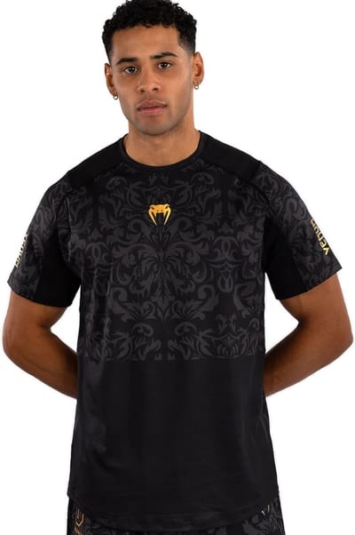 Venum x Ilia Topuria Unmatched Dry-Tech T-Shirt Zwart Goud - XXL