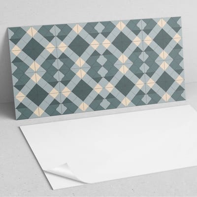 Coloray Wandpanelen Zelfklevend - Geometrisch diamantpatroon PVC Wandpaneel - 100 cm x 50 cm - Grijs Wandbekleding Zelfklevend - 1 stuk - Texturen Wandpanelen Zelfklevend - Wandpanelen Keuken - Wandpaneel Badkamer