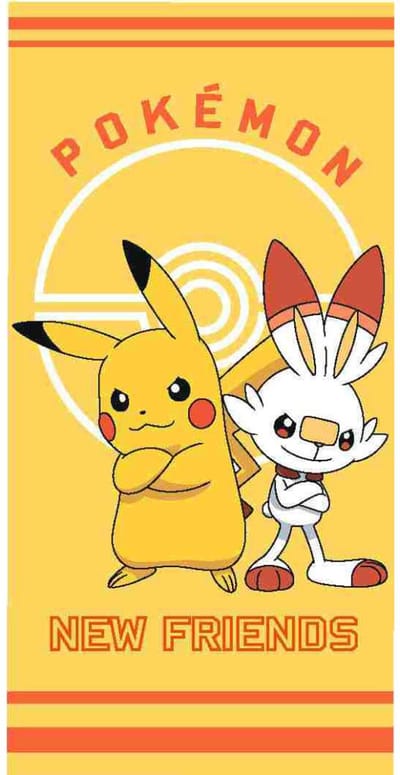 PokÃ©mon Strandlaken - 70x140 cm - Geel