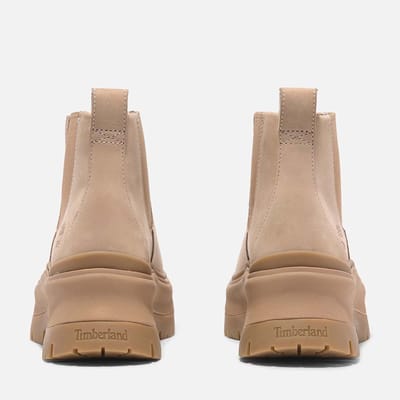 Timberland Roxie Lane Mid Chelsea Boot Light Beige Nubuck Size: 41 | Boots Outlet | Dames | Beige