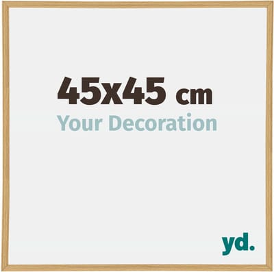 Your Decoration - Fotolijst 45x45 cm - Kunststof - Beuken Licht - Annecy