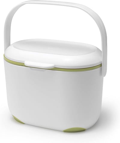 Compostbak Keuken 2.5L - Wit Groen