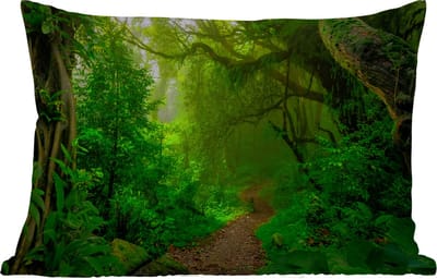 Buitenkussens - Tuin - Landschap - Jungle - Tropisch - Zon - Groen - 50x30 cm