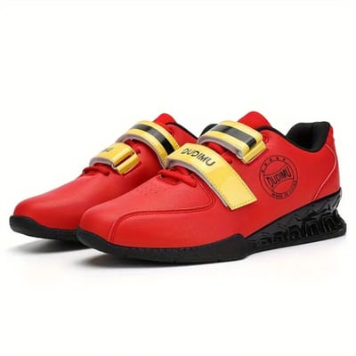 Bovista Powerlift Schoenen - Powerlifter - Weightlifting - Squat - Gewichthef - Gym Schoenen - Sneaker - Rood - Maat 40