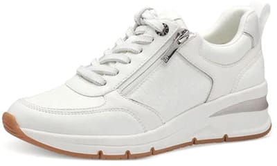 Tamaris Sneaker 1-23721-42 171 Dames Lage Damesschoenen Vegan M2372142 wit