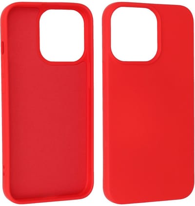 Fashion Backcover Telefoonhoesje - Color Hoesje - Geschikt voor iPhone 16 Pro Max - Rood