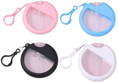 Dailygoods - ARFUKA Reizen Spuitfles Reisgrootte Fijne Mist Spuitflessen 25ml Mini Spuitfles Plastic Hervulbare Lege Fles met Clip Pack van 4