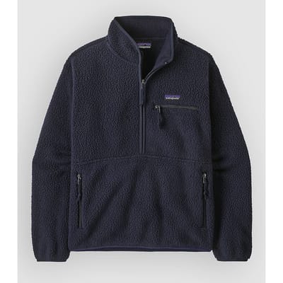 Patagonia Retro Pile Marsupial Half-Zip Fleece Trui blauw
