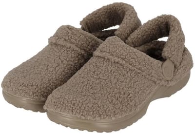 Apollo - Dames - Huisschoenen - Beige - Teddy - Maat 37/38