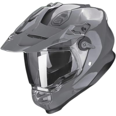 Scorpion ADF-9000 Air Solid Cement Grijs Adventure Helm - Helm