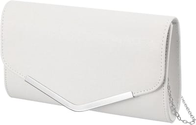 Avondtas voor bruiloften en speciale gelegenheden, elegante clutch met ketting voor vrouwen (zwart)