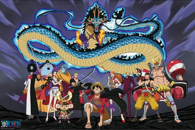 Poster One Piece - the Crew vs, Kaido 91,5x61cm