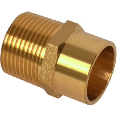 Sanivesk Soldeer Recht Overgang 12mm X 1/2"m