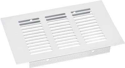 Rechthoekig Ventilatierooster 150x100mm in Zilver voor Keuken, Badkamer en Vloer