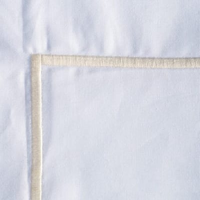 Dommelin Dekbedovertrek Cortina Percal 200TC Wit-Ecru 200x200/220