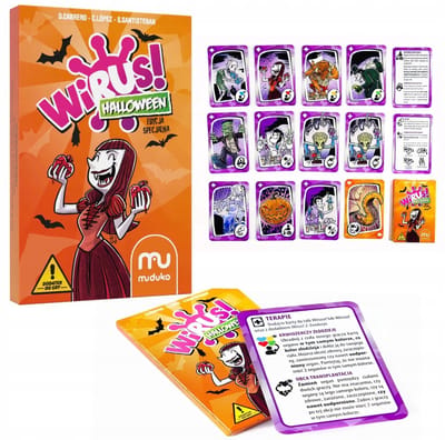 Virus! Halloween-uitbreidingskaartspel - 15 nieuwe kaarten