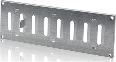 Verstelbaar Ventilatorrooster 300x100mm Verzinkt Staal