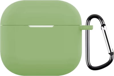 okido - Hoesje geschikt voor Airpods 4 - Silliconen case voor Airpods - Green Tea - Case geschikt voor Apple AirPods 4 - Airpods hoes