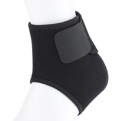 Magnetische Zelfverwarmende Enkelsteun Hielbrace Alsem Warmte Voet Enkel Massage Riem Pad Verstelbare Voet Pols Bandage black