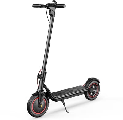 iScooter W6 Elektrische scooter - 10inch slijtvaste luchtbanden - 30km actieradius - 500W motor - 42V 10,5Ah accu - Maximumsnelheid 25 km/u - Elektronische voorrem + schijfrem achter - zwart