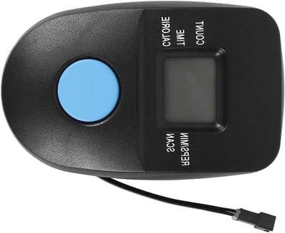 Hometrainer Monitor - Fitness Display - Training Bijhouden - Realtime Gegevens - 89 x 140 mm - Zwart
