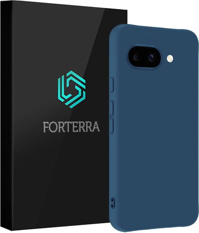 Hoesje Geschikt voor Google Pixel 9a - Sterk & Shockproof - Siliconen Case - Hoes Cover - Donkerblauw