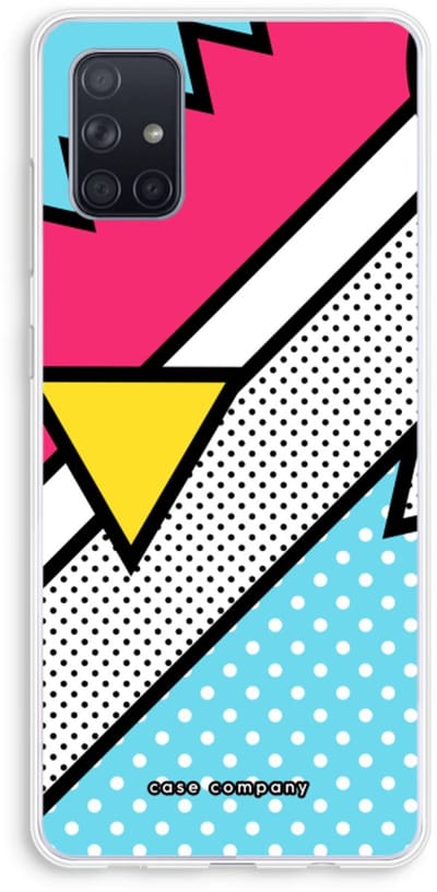 Case Company® - Hoesje geschikt voor Samsung Galaxy A71 hoesje - Pop Art #3 - Soft Cover Telefoonhoesje - Bescherming aan alle Kanten en Schermrand