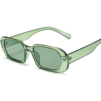 Lunettes de soleil carrées rétro Femme Homme Élégantes Rétro Lunettes de soleil Femme Homme Punk Miroir Dames Voyage Oculos De Sol Other beige