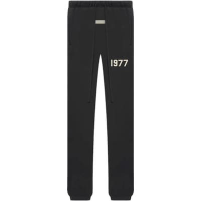 Fear of God ESSENTIALS 1977 Iron Black Broek