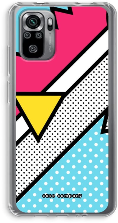 Case Company® - Hoesje geschikt voor Xiaomi Redmi Note 10S hoesje - Pop Art #3 - Soft Cover Telefoonhoesje - Bescherming aan alle Kanten en Schermrand