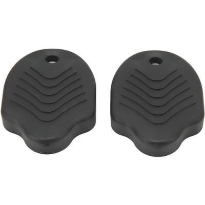 1 Paar Fietsplaatjes Beschermhoes Rubber Fiets Schoenplaatjes Beschermhoes voor Mountainbike Zwart