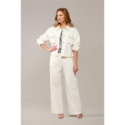 Berry Blouse Off White