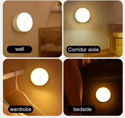 Nivard Nachtlampje - Volwassenen - Kinderen - Slaapkamer - Baby - Nachtlamp - Leeslamp - Slaapkamer - 3x Wit Licht & 3x Warm Licht
