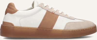 Greve Wave Sneakers - Leer - Heren - Beige - Maat 41
