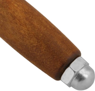 Dailygoods- Nylon Hamer - Stevige Roestvrijstalen Constructie - Houten Handvat - Comfort Grip - Geschikt voor Lederwaren - Perfect voor Knutselen - Lederen Hamer