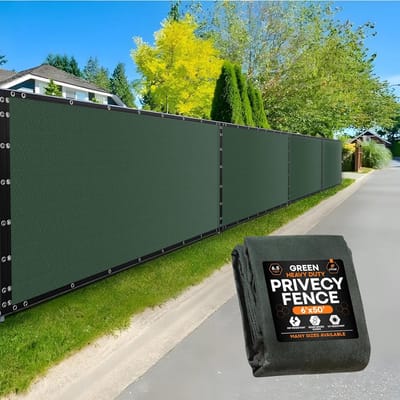 Xpose Safety Zwaar uitgevoerde inkijkbescherming - 150 cm x 150 cm groen - 90% zicht en UV-blokkering - eenvoudige installatie, ademend gaas voor tuin, kas, plantenkwekerij, hondenren