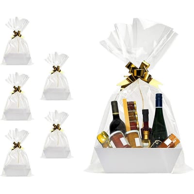 Panier Cadeau Vide avec Poignées Plateau Robuste Panier Cadeau Vin Panier Faveurs de Fête pour Remise de Diplôme