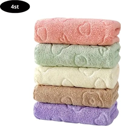 Livano Gezichtshanddoeken Set - Hotelkwaliteit - Handdoek - Towel - Gemixt - 4 Stuks